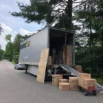 Moving Truck Loading Luggage